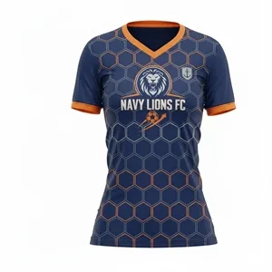 Women's Silk Feel Sublimated Soccer Jersey 180G Interlock 