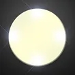 Imprintable Stock Flashing Circle Pins | https://www.bestnamebadges.com