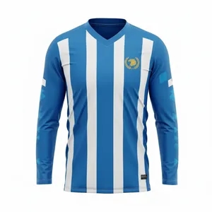 Sublimated Long Sleeve Soccer Jersey 180G Spandex