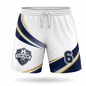 Men's Poly Spandex Performance Sublimated Soccer Shorts