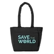 Eco Friendly Quilted Lunch Cooler Tote Bag | https://www.bestnamebadges.com