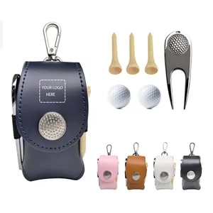 Golf Kit with Leather Waist Bag | https://www.bestnamebadges.com