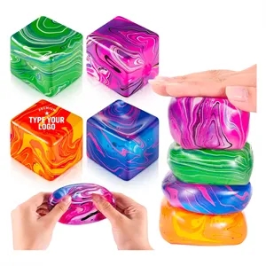 Fidget Toys Squishy Stress Cube | https://www.bestnamebadges.com