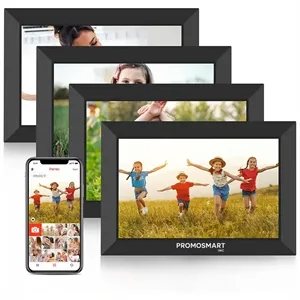 FRAMEO 10.1 Inch Touchscreen WiFi Digital Picture Frame | https://www.bestnamebadges.com