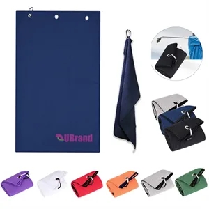 Sports Golf Towel with Carabiner Clip