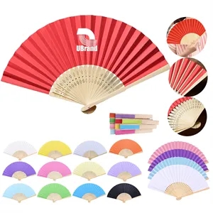 Bamboo Folding Paper Fan