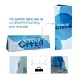 DisplaySplash Triangular Fabric Floor Sign - 78" W x 39" H | https://www.bestnamebadges.com