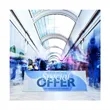 DisplaySplash Triangular Fabric Floor Sign - 78" W x 39" H | https://www.bestnamebadges.com