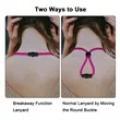 Breakaway Buckle Lanyard | https://www.bestnamebadges.com