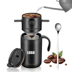 16oz Camping Coffee Maker Pour Over Set