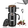 16oz Camping Coffee Maker Pour Over Set | https://www.bestnamebadges.com