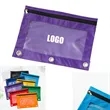 3 Hole Zipper Pen Case Bag | https://www.bestnamebadges.com