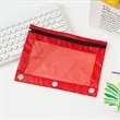 3 Hole Zipper Pen Case Bag | https://www.bestnamebadges.com