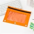 3 Hole Zipper Pen Case Bag | https://www.bestnamebadges.com