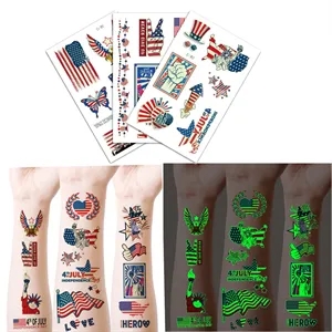Glow-in-the-Dark Sports Tattoo Stickers