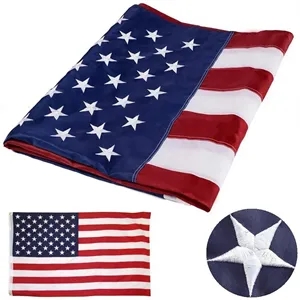 Custom embroidered national flags