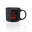 13 oz. Ceramic Campfire Coffee Mugs | https://www.bestnamebadges.com