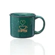 13 oz. Ceramic Campfire Coffee Mugs | https://www.bestnamebadges.com