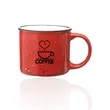 13 oz. Ceramic Campfire Coffee Mugs | https://www.bestnamebadges.com
