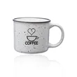13 oz. Ceramic Campfire Coffee Mugs | https://www.bestnamebadges.com