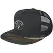 Camo Flatbill Cap - Silk Screen | https://www.bestnamebadges.com