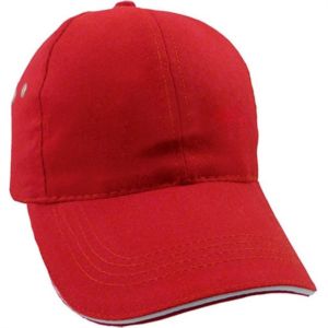 Constructed Lightweight Brushed Cotton Twill Sandwich Cap | https://www.bestnamebadges.com