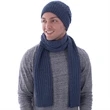 Deluxe Beanie & Scarf Set | https://www.bestnamebadges.com