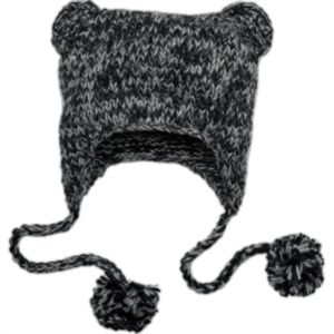 District Hand Knit Cat-Eared Beanie | https://www.bestnamebadges.com