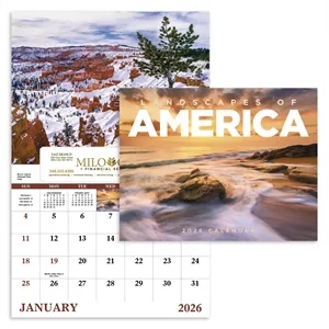 Good Value™ Landscapes of America - Window Calendar | https://www.bestnamebadges.com