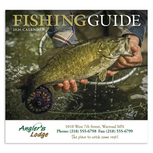 Products Fishing Guide Appointment Calendar - Stapled | https://www.bestnamebadges.com