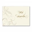 Flourish in Pearl Sympathy Card | https://www.bestnamebadges.com