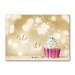 Make a Wish Cupcake Birthday Card | https://www.bestnamebadges.com
