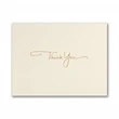 Golden Thank You Card | https://www.bestnamebadges.com