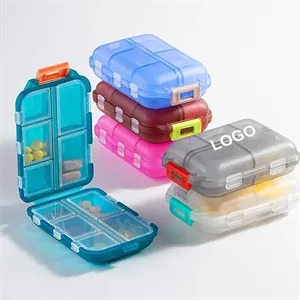 Travel Pill Organizer Box