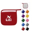 Heat Resistant Quilted Cotton Pot Holder W/Loop | https://www.bestnamebadges.com