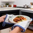 Heat Resistant Quilted Cotton Pot Holder W/Loop | https://www.bestnamebadges.com