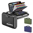 Fireproof Document Box File Organizer with Lock | https://www.bestnamebadges.com