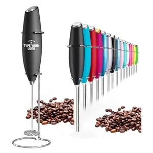 Handheld Milk Frother | https://www.bestnamebadges.com