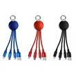 3 In 1 Light Up Muti Charging Cable With Key Ring | https://www.bestnamebadges.com