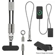 60W Charging Cable Lanyard with Phone Tether | https://www.bestnamebadges.com