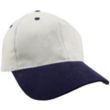 Heavyweight Washed Brushed Twill Cap - Two Tone | https://www.bestnamebadges.com