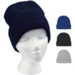 Knit Beanie with Cuff | https://www.bestnamebadges.com