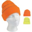 Knit Beanie with Reflective Stripes | https://www.bestnamebadges.com