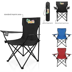 Premium Folding Chair W/ Net Cup Holder