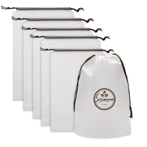 Custom Frosted EVA Clear Drawstring Bag Multi Use