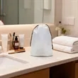 Custom Frosted EVA Clear Drawstring Bag Multi Use | https://www.bestnamebadges.com