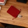 4.7"x6" Small Velvet Drawstring Bag Jewelry Pouch | https://www.bestnamebadges.com