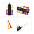 Portable Golf Ball Tee Holder Kit | https://www.bestnamebadges.com