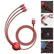 3 In 1 Retractable Usb Charging Data Cable Set | https://www.bestnamebadges.com