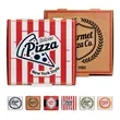 12" Full Color Custom Corrugated Pizza Box Food Package | https://www.bestnamebadges.com